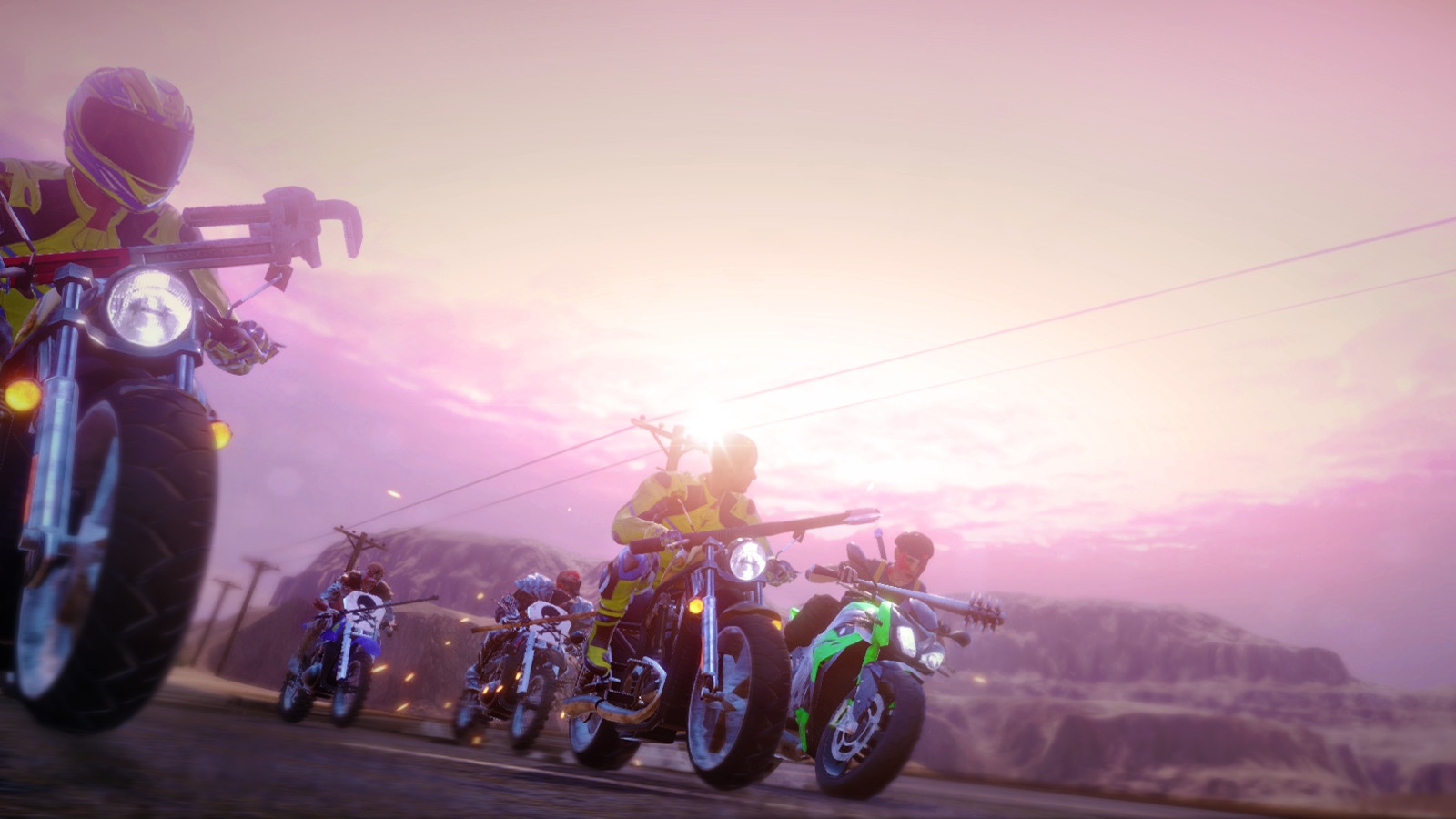В EGS бесплатно раздают Road Redemption - гоночную аркаду на мотоциклах