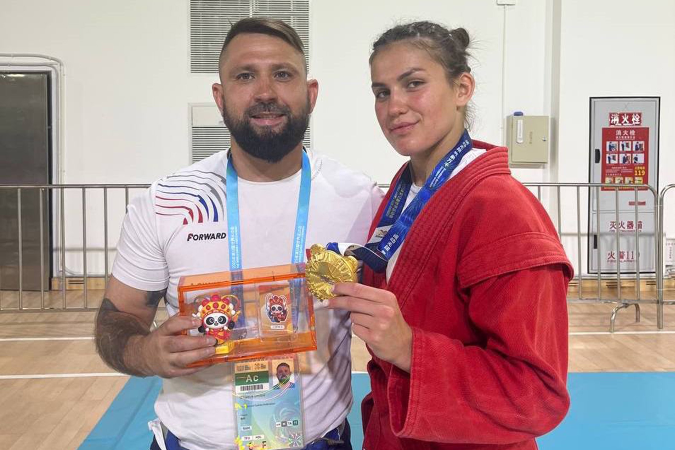 Российская самбистка Истомина взяла золото Всемирных игр