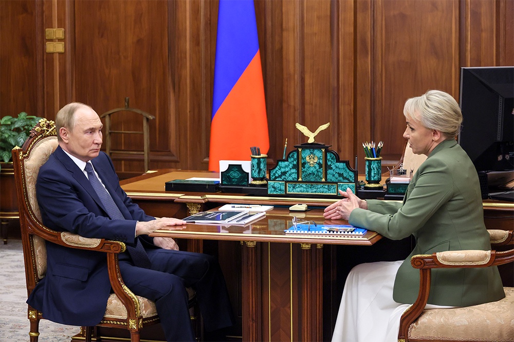 Мария Костюк рассказала президенту о региональном проекте для ветеранов СВО "Доблесть Хингана".