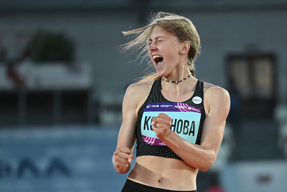 Прыгунья в высоту Мария Кочанова - одна из главных звезд предстоящего финала серии "Королева спорта".