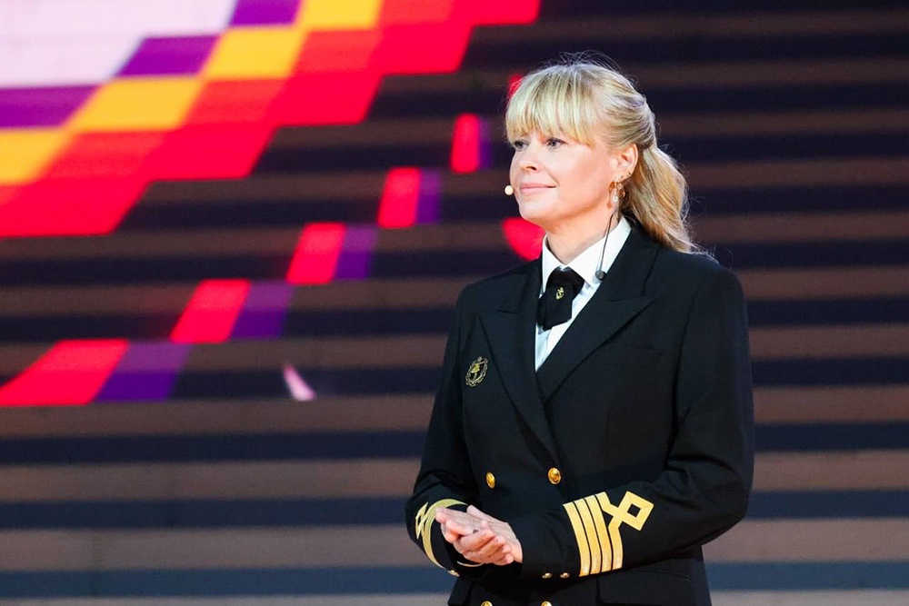 20 августа 2025 года, Нижний Новгород. Марина Старовойтова в первые минуты своего капитанского счастья…
