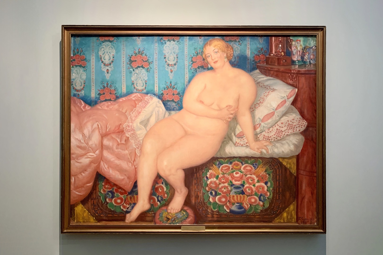 Б. Кустодиев. Красавица. 1915