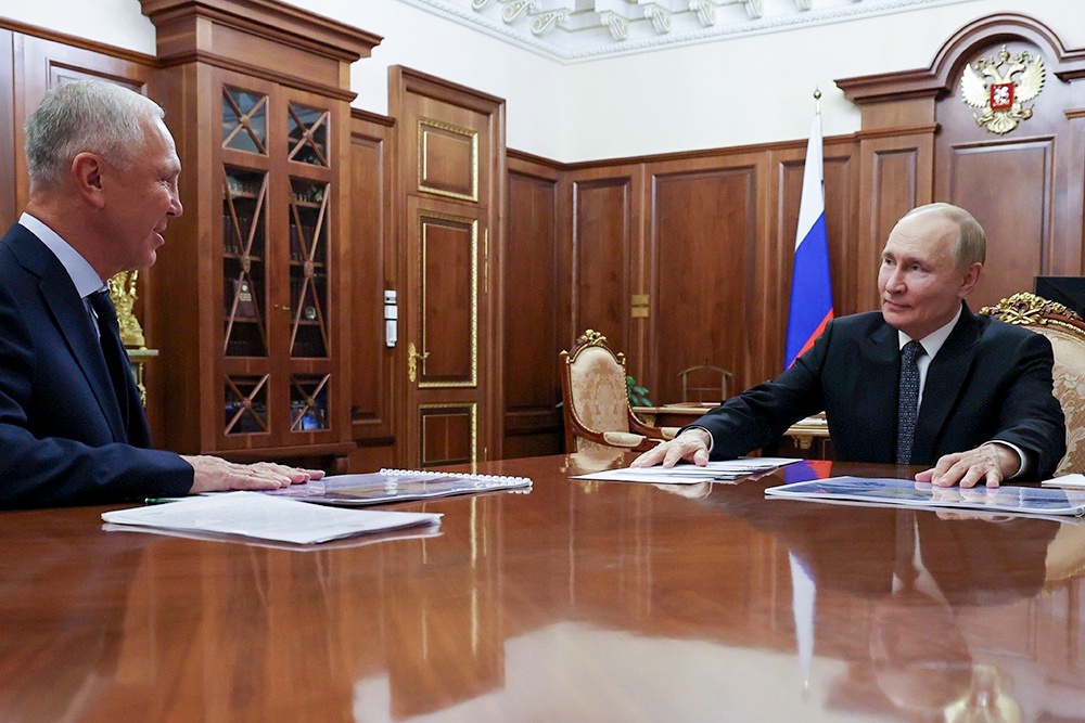 Владимир Сальдо рассказал главе государства о видах на урожай в Херсонской области.