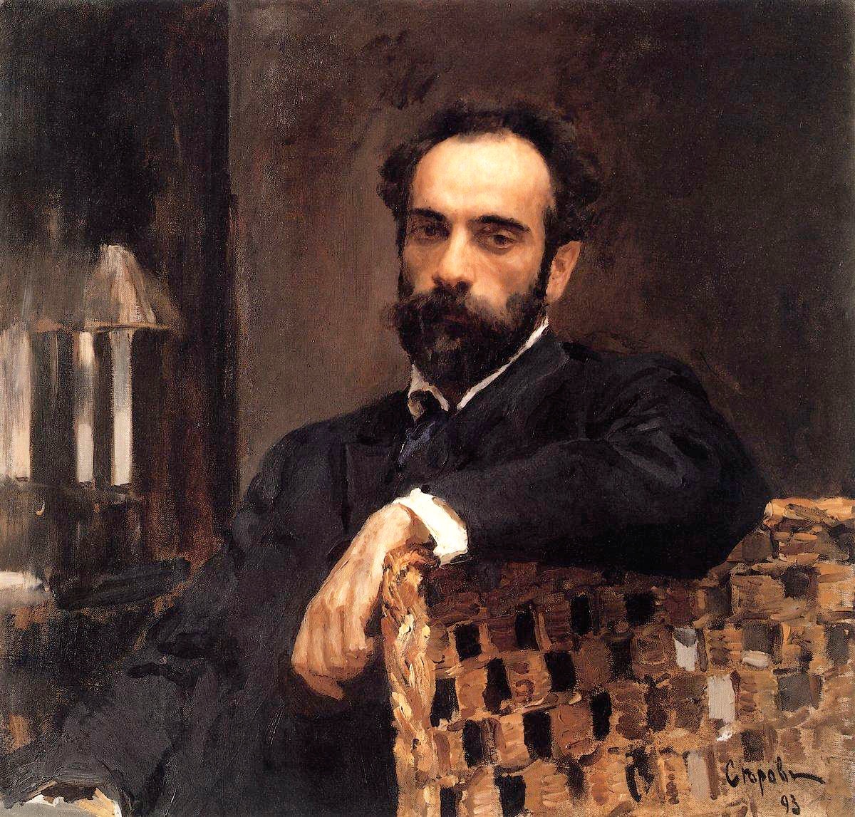 В. Серов. Портрет И.И. Левитана. 1893 В. Серов. Портрет И.И. Левитана. 1893