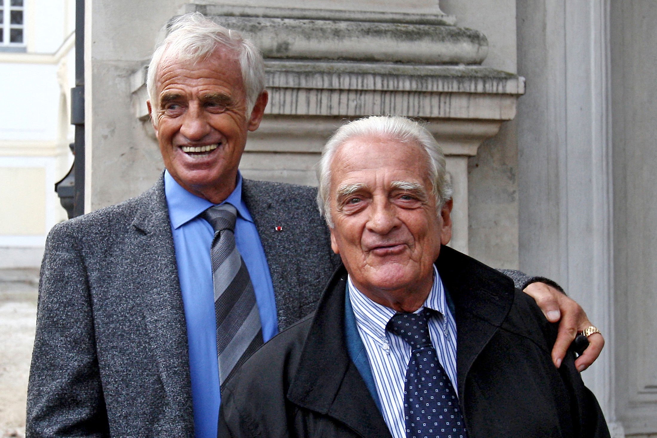 Жан-Поль Бельмондо со своим братом Аленом Бельмондо. 2007 год Жан-Поль Бельмондо со своим братом Аленом Бельмондо. 2007 год