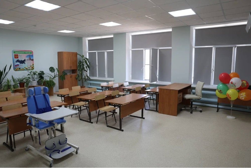 В капитально отремонтированной Бузанской сельской школе созданы условия для обучения детей с ограниченными возможностями здоровья