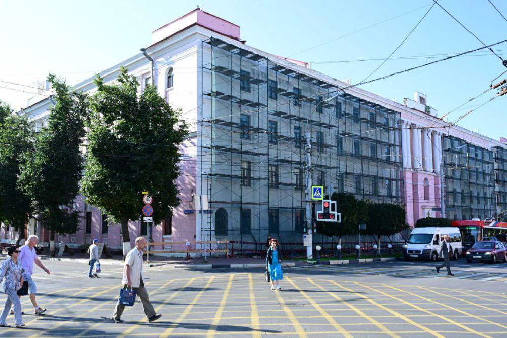 Ремонт бывшего здания МВД под филиал Сеченовского университета в Брянске.