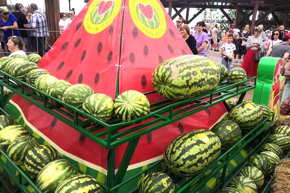 В Камышин на арбузный фестиваль в этом году приехали 23 тысячи человек из разных городов России. 