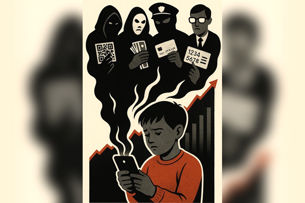 Мошенники запугивают детей и запрещают сообщать об этом семье.