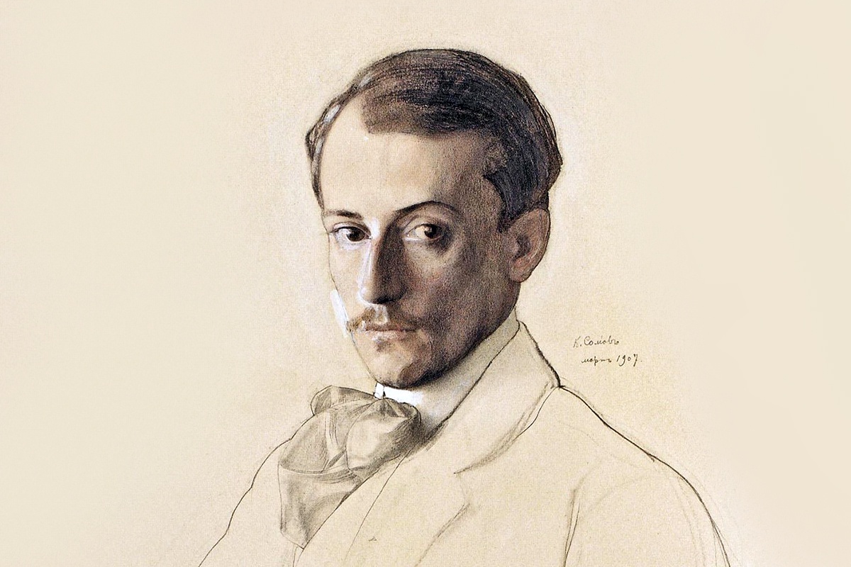 К. Сомов. Портрет Евгения Лансере. 1907