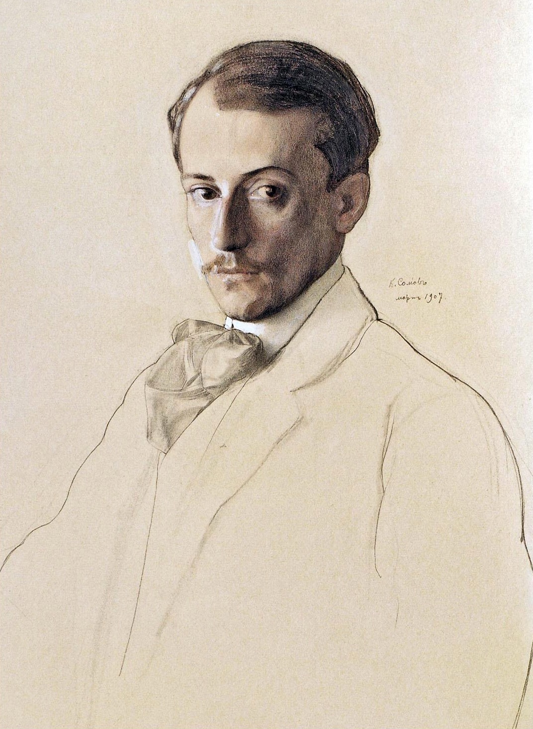 К. Сомов. Портрет Евгения Лансере. 1907 К. Сомов. Портрет Евгения Лансере. 1907