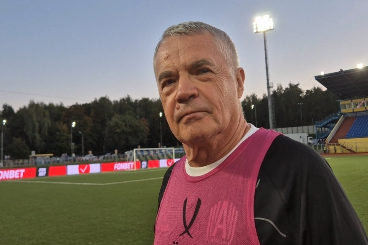 70-летний Александр Медведев после матча Кубка России.