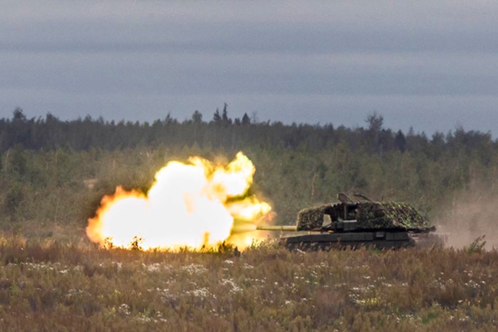 Т-72Б3М и самоходки 2С43 "Мальва" впервые показали на учениях Росгвардии