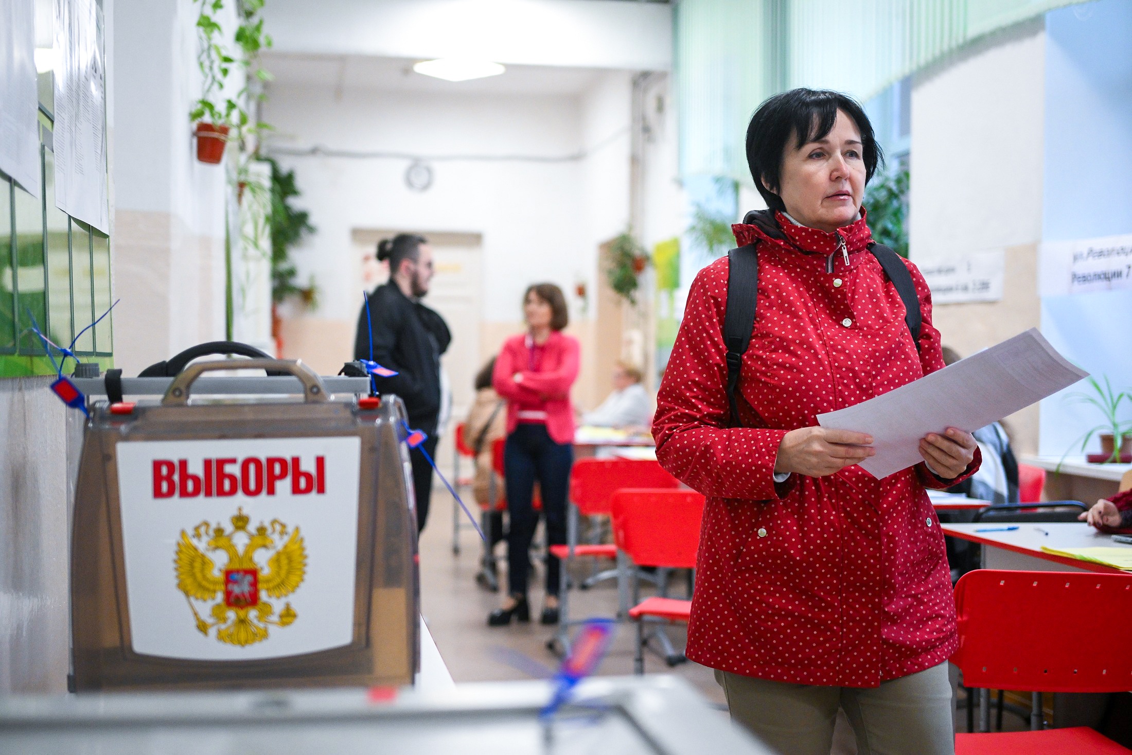 В Приангарье казачий атаман приехал голосовать на лошади