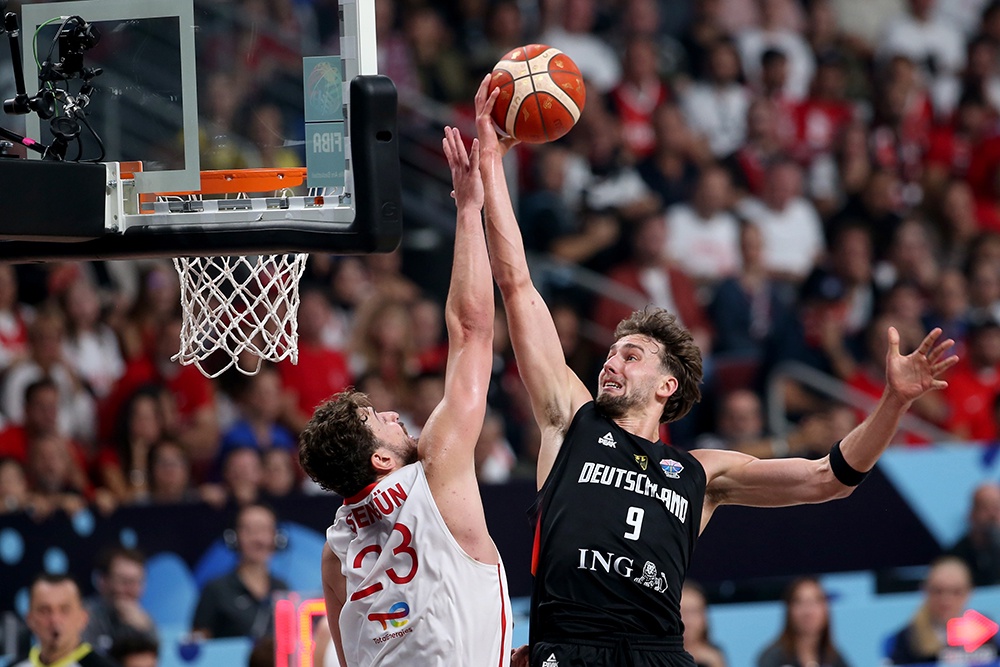 Один из лидеров сборной Германии Франц Вагнер (№ 9) вошел в символическую пятерку Евробаскета.