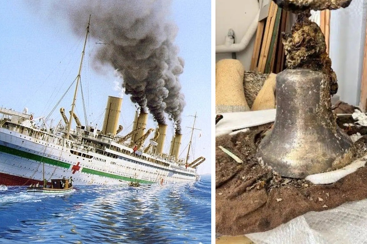 21 ноября 1916 года судно подорвалось на мине, поставленной немецкой подводной лодкой U-73 в Эгейском море.  Колокол корабельного наблюдательного пункта один из первых артефактов, поднятых на поверхность в 2025 году.