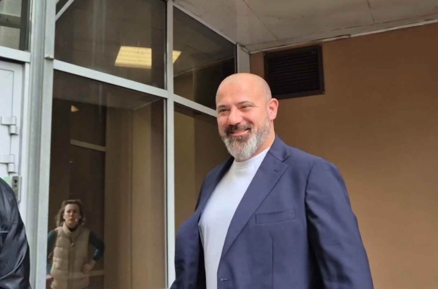 Главный тренер "Спартака" Деян Станкович перед заседанием в Доме футбола.