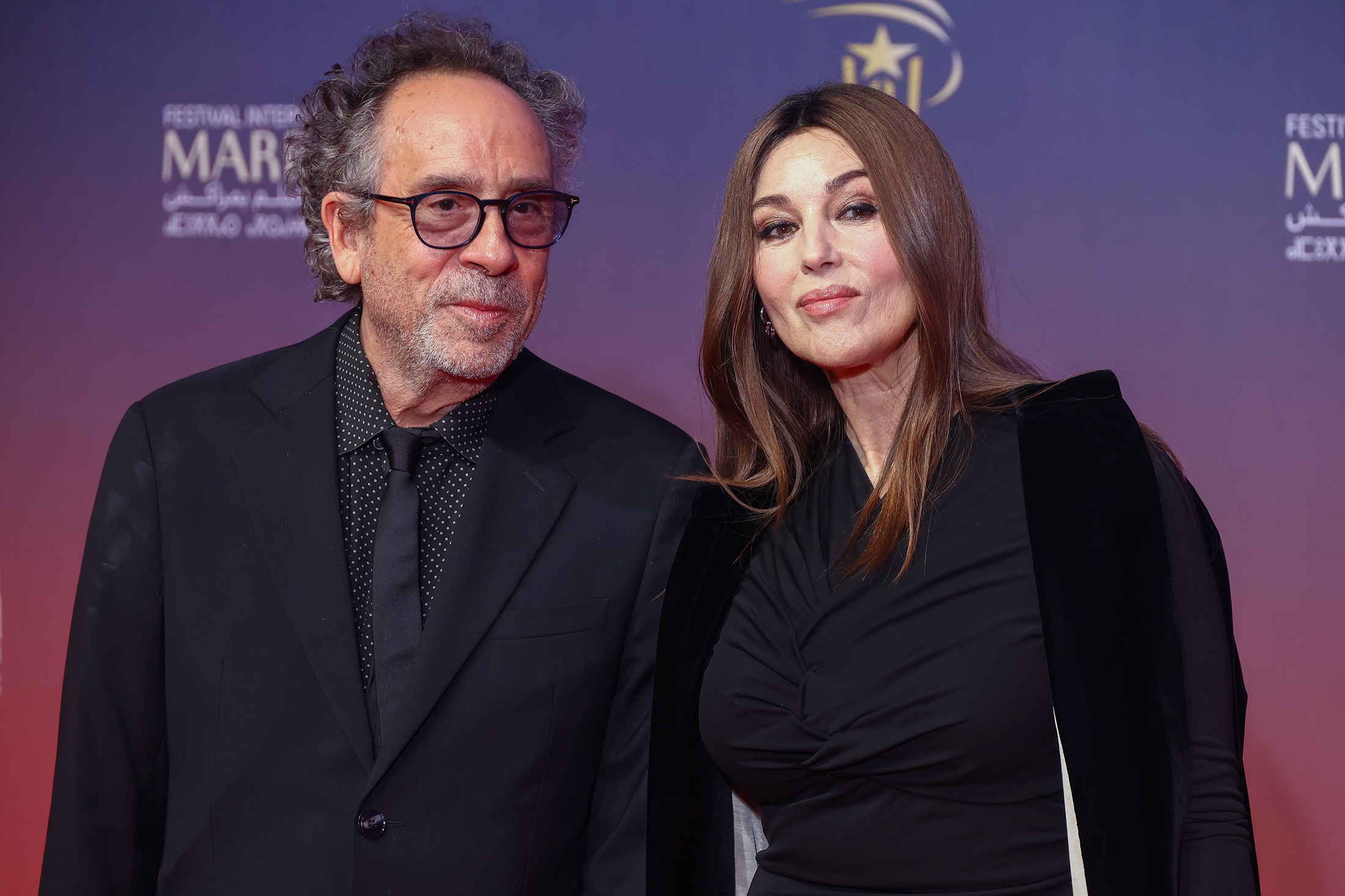 Тим Бертон с Моникой Беллуччи