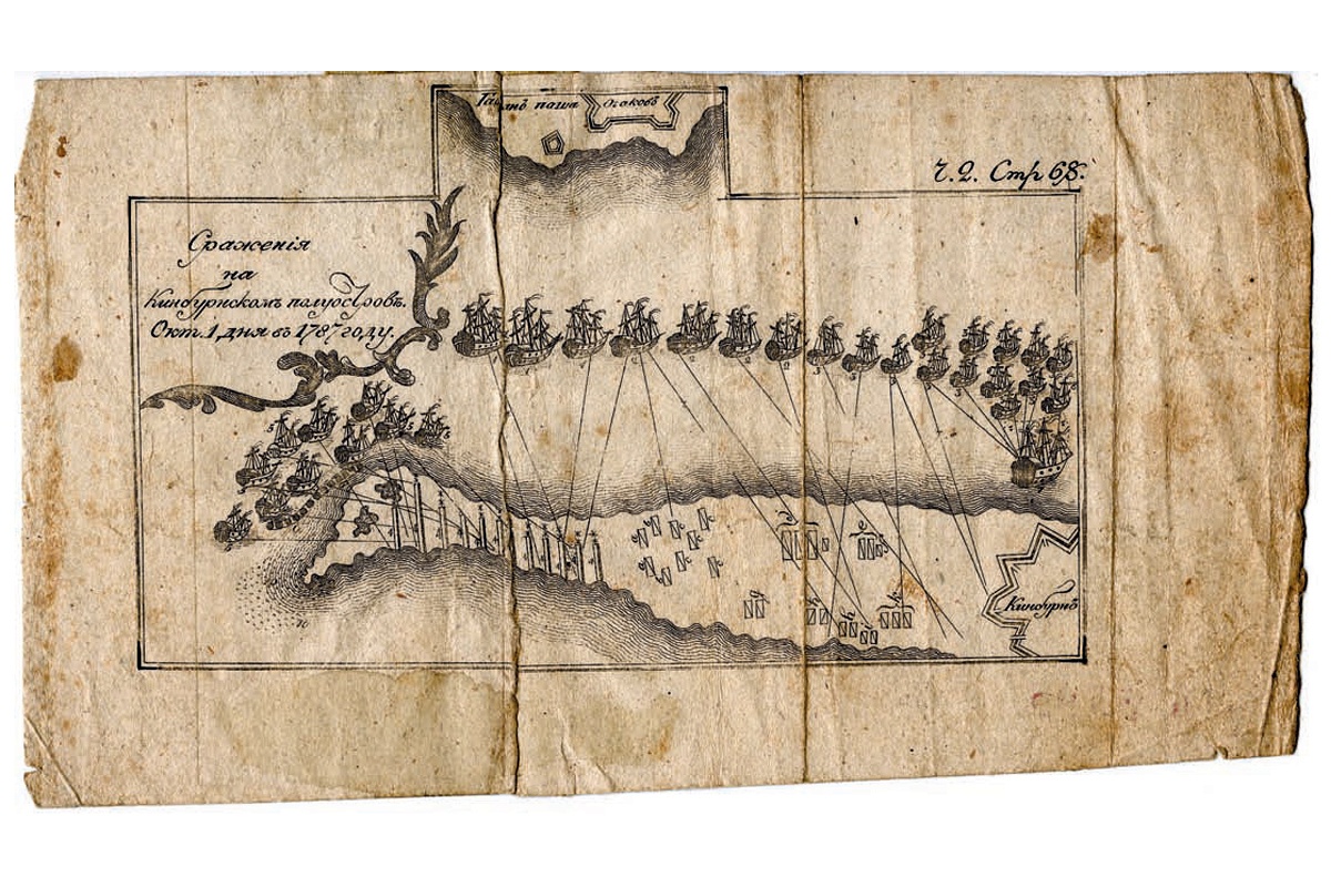 Кинбурнская баталия, 1 октября 1787 года. Кинбурнская баталия, 1 октября 1787 года.