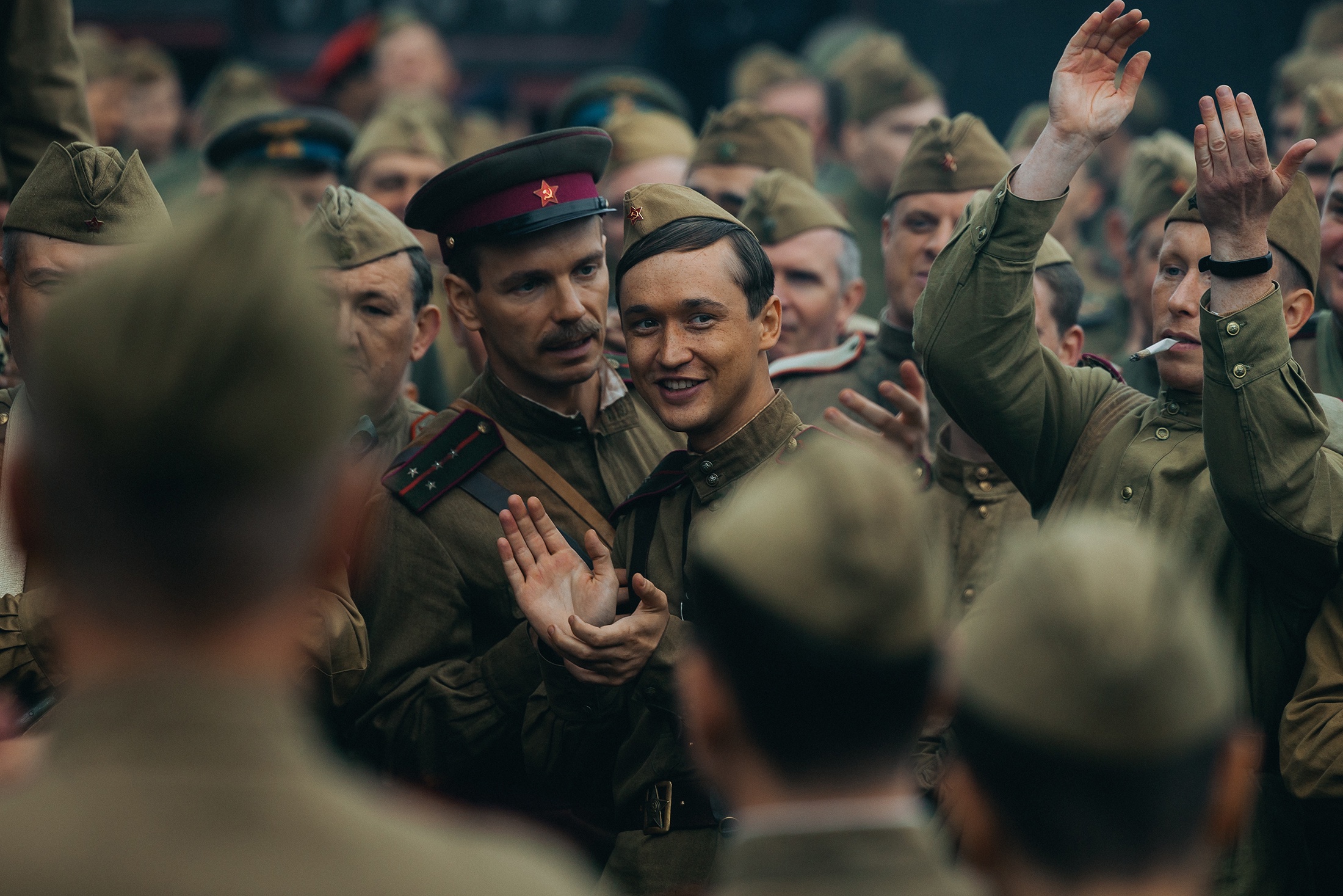 Константин Эрнст, Сергей Безруков и Никита Кологривый представили фильм "Август"