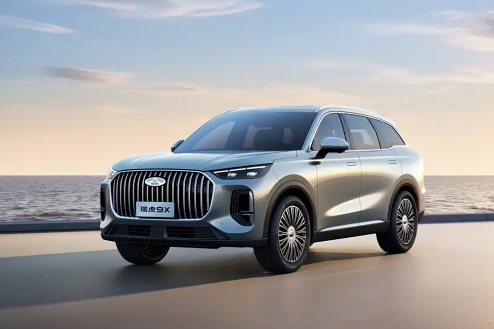 Новый Chery Tiggo 9X с автопилотом сняли на официальные фото