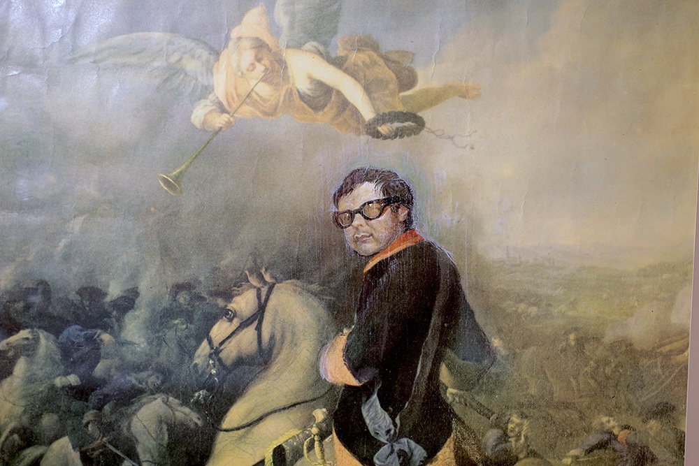 Пародийный портрет Андрея Петрова, созданный после премьеры оперы "Петр I". 