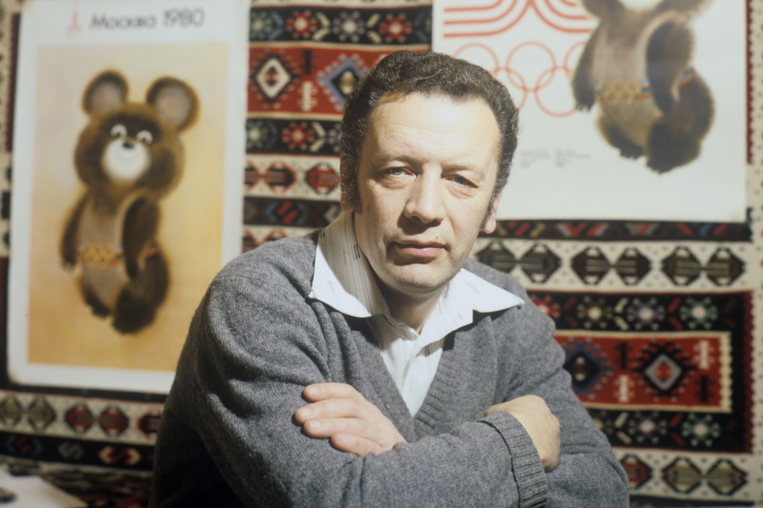 Виктор Александрович Чижиков, автор талисмана XXII летних олимпийских игр - медвежонка Мишки. 1980
