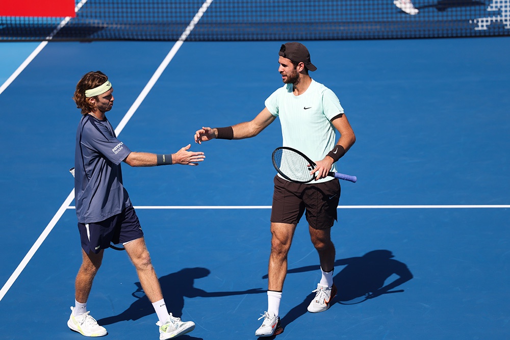 На счету Андрея Рублева и Карена Хачанова пять совместных парных финалов и престижный титул "Мастерса" в Мадриде. 