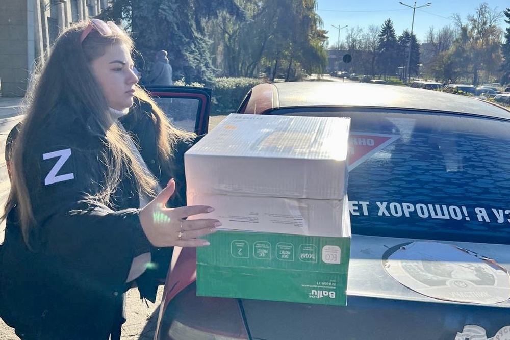 Мария Пирогова отвозила гуманитарку нуждающимся, как только у нее выдавалось свободное время.