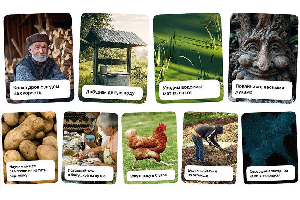 Все активности, которые ждут участников тура, представлены в понятном для зумеров формате. 