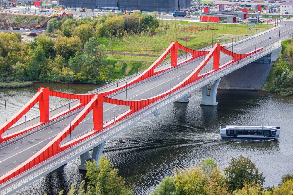 Собянин: Москвичи назвали новую переправу через Москву-реку "Гагаринский мост"