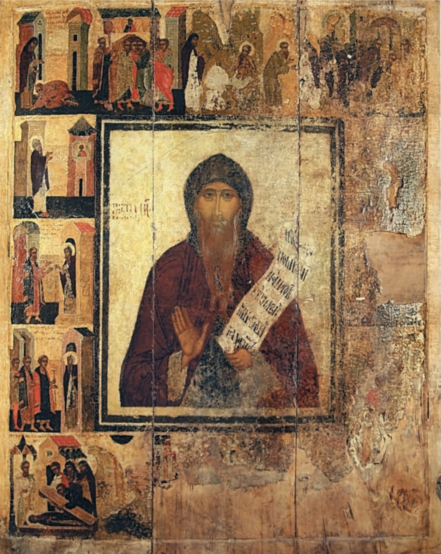 Икона Никиты Переславского в житии. Вторая половина XVI в. Переславль-Залесский историко-архитектурный и художественный музей-заповедник. Икона Никиты Переславского в житии. Вторая половина XVI в. Переславль-Залесский историко-архитектурный и художественный музей-заповедник.