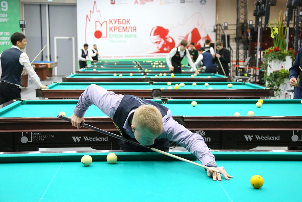 Поединки одновременно на 42 игровых столах - абсолютный рекорд в 20-летней истории "Кубка Кремля".