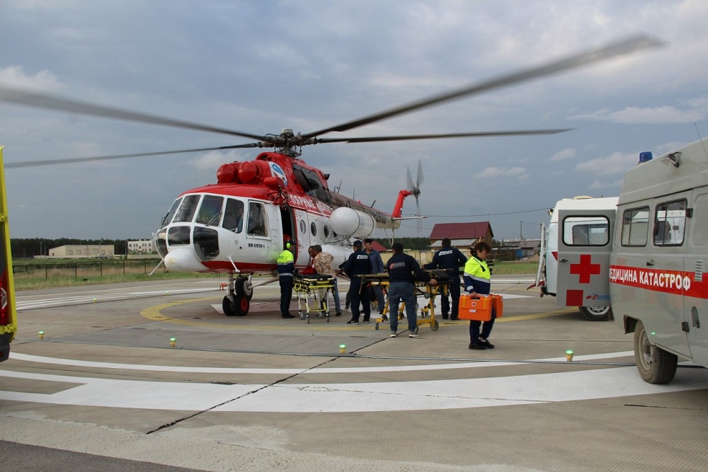 Санитарно-авиационная помощь в регионе оказывается круглосуточно в экстренных случаях - при угрожающих жизни заболеваниях и тяжелых травмах.