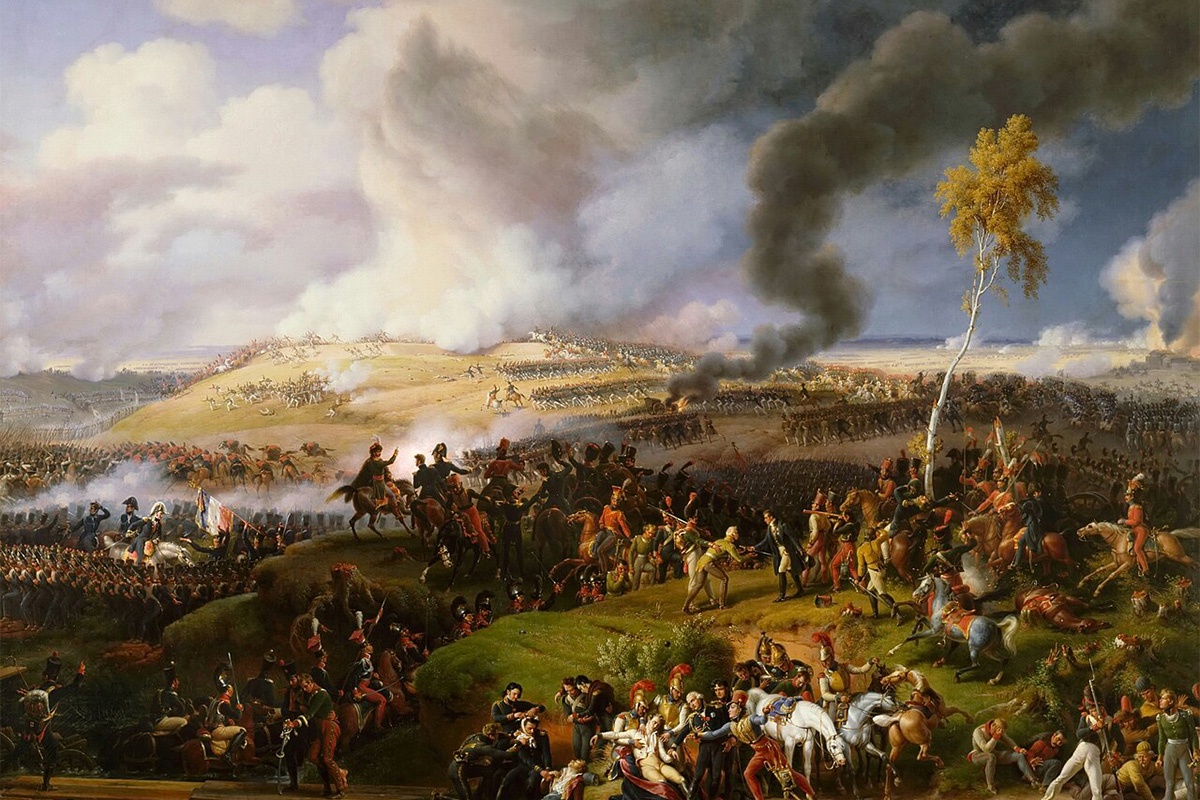 В Бородинском сражении, как в целом в Отечественной войне 1812 года, участвовали украинские солдаты и офицеры. В отражении атак французской кавалерии принимали участие Сумский, Ахтырский и Изюмский гусарские полки.