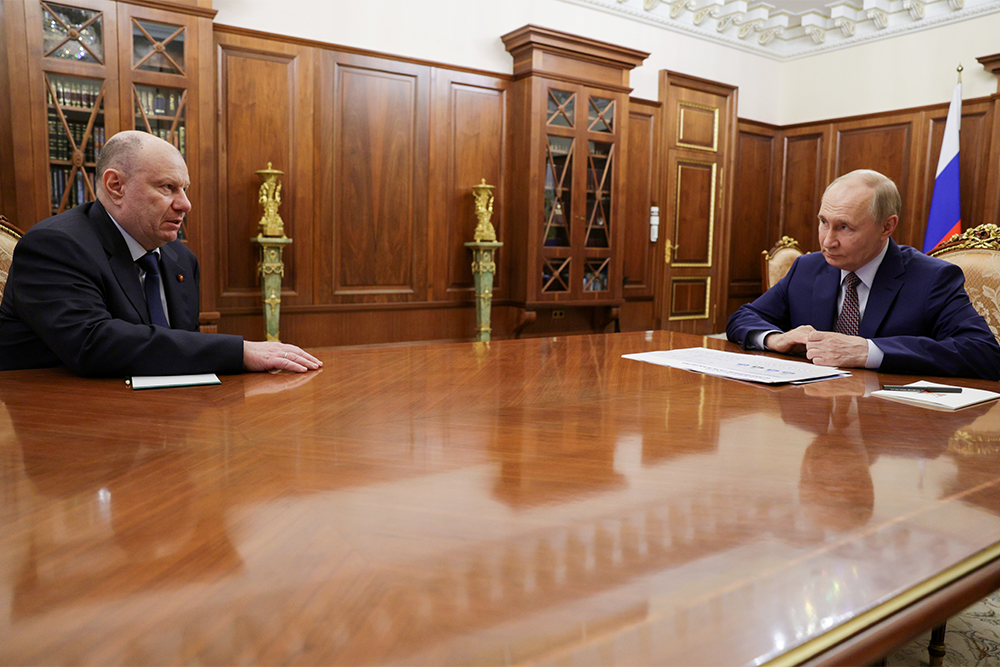 Владимир Потанин рассказал президенту о социальных программах "Норникеля". 