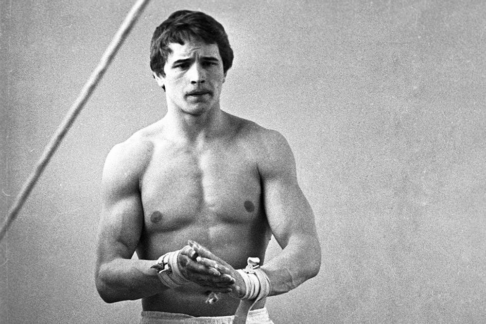 Гимнаст Александр Дитятин.