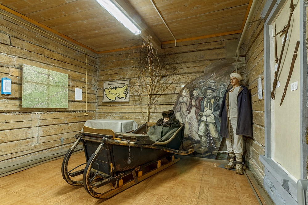 Одна из точек маршрута - музей, рассказывающий о каторжанах.