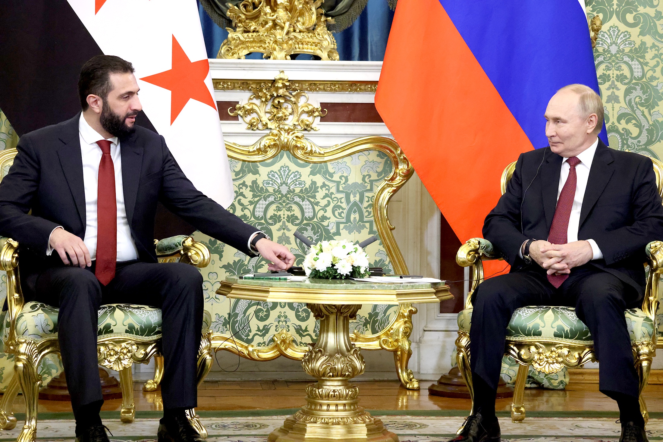 Владимир Путин и Ахмед Шараа впервые очно обсудили двусторонние отношения.