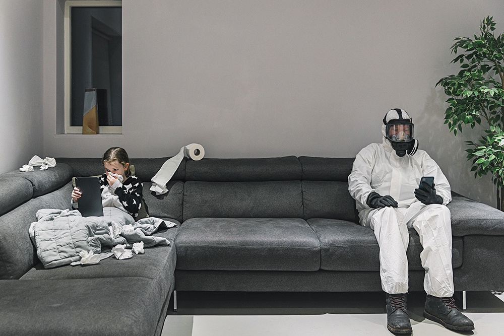 Взрослые тяжело переносят "детские" инфекции.