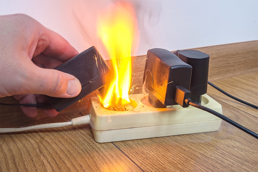 Неисправные электроприборы и оборудование несут две главные угрозы: возгорание и поражение током.