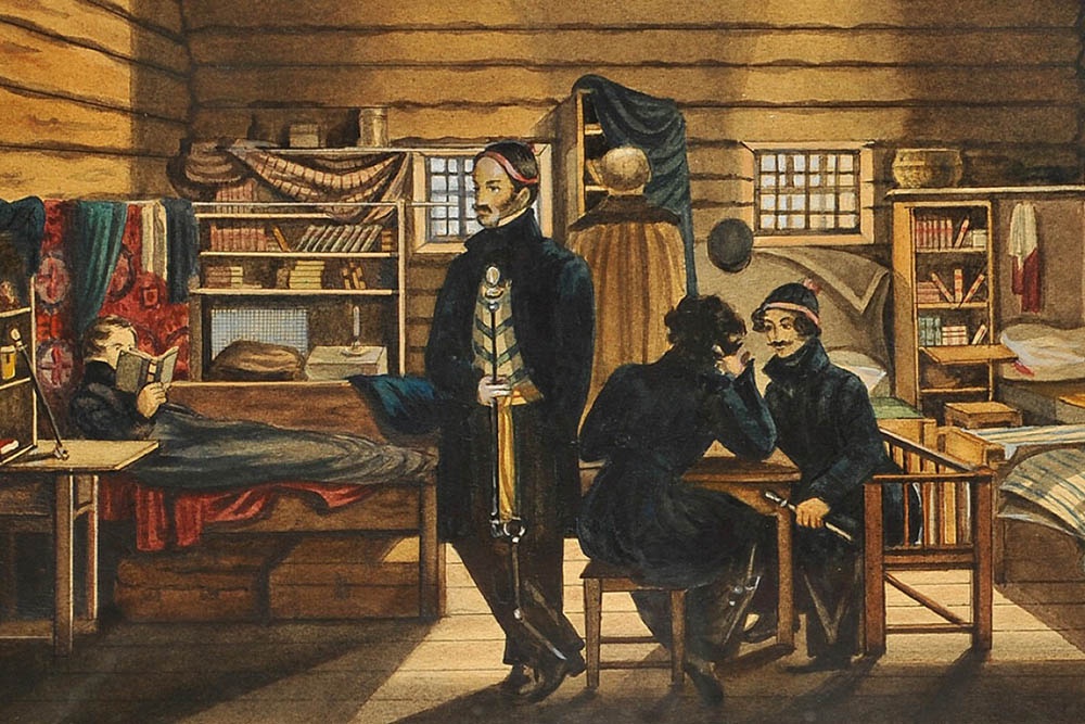 Н. Репин. Декабристы в читинском остроге. 1829 г.