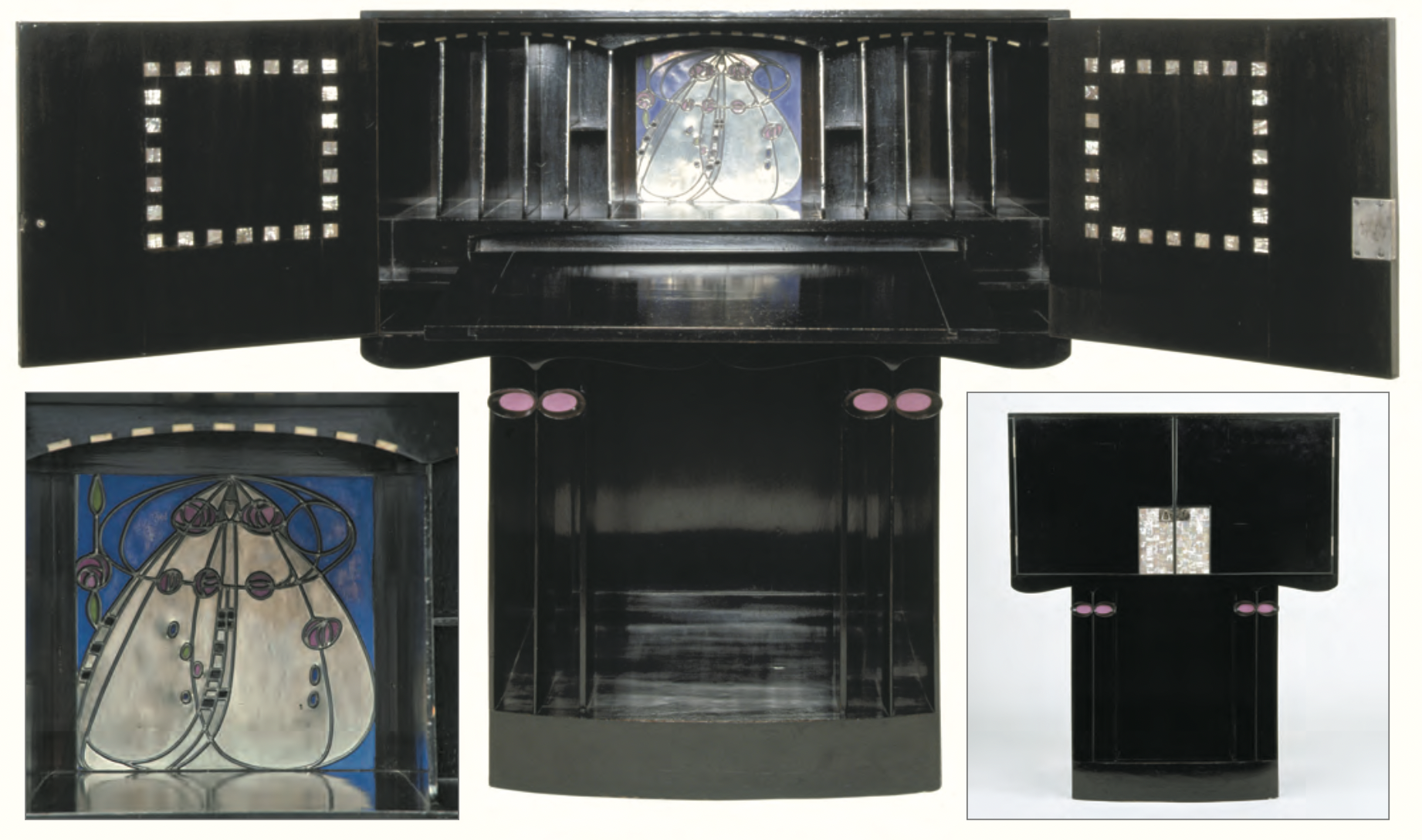 Бюро для гостиной Хилл-Хаус. Дизайн Ч. Р. Макинтош. 1904 г. Изготовление Алекс Мартин. 1905 г. Музеи Глазго.