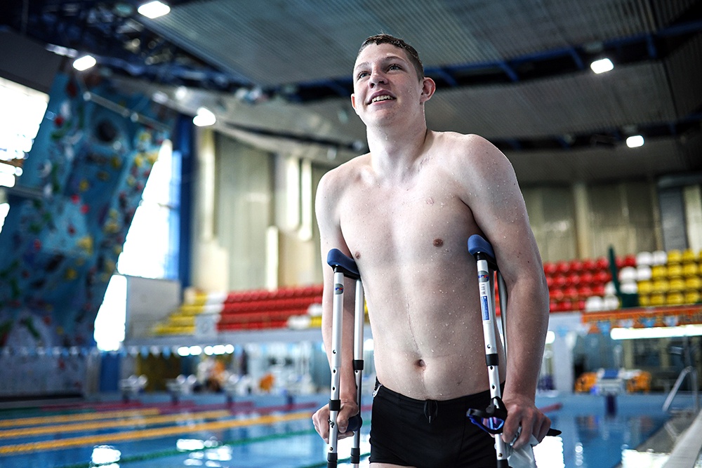 В бассейне спорткомплекса "Сатурн" города Раменское (Московская область) прошел фестиваль паралимпийского спорта "Парафест".