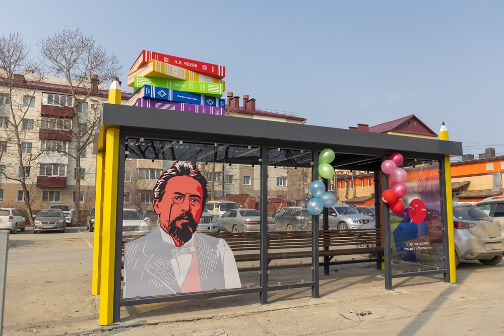 Новые остановочные павильоны стали настоящей изюминкой Южно-Сахалинска.