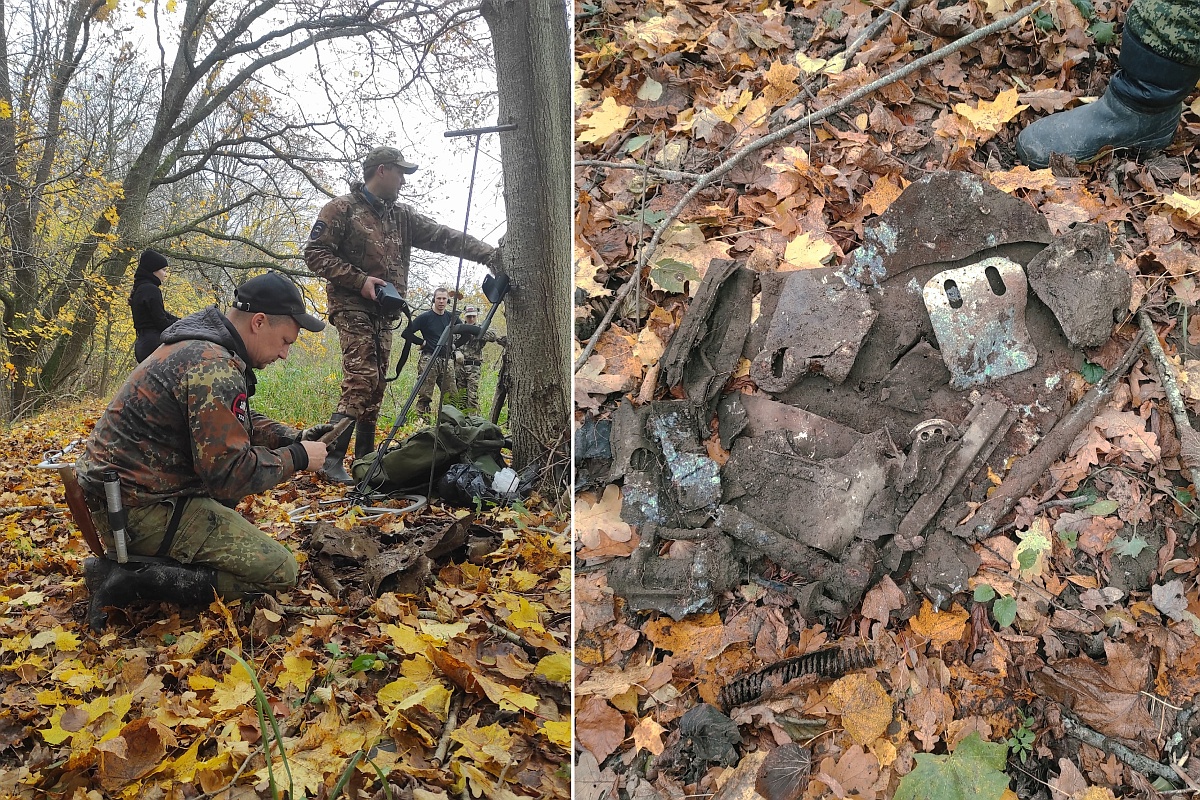Самолет нашли в ходе разведки в рамках экспедиции "В небе над Пруссией". Самолет нашли в ходе разведки в рамках экспедиции "В небе над Пруссией".