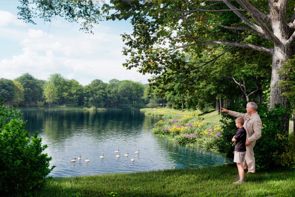 Новоясеневский пруд получит новую береговую полосу протяженностью 322 метра.