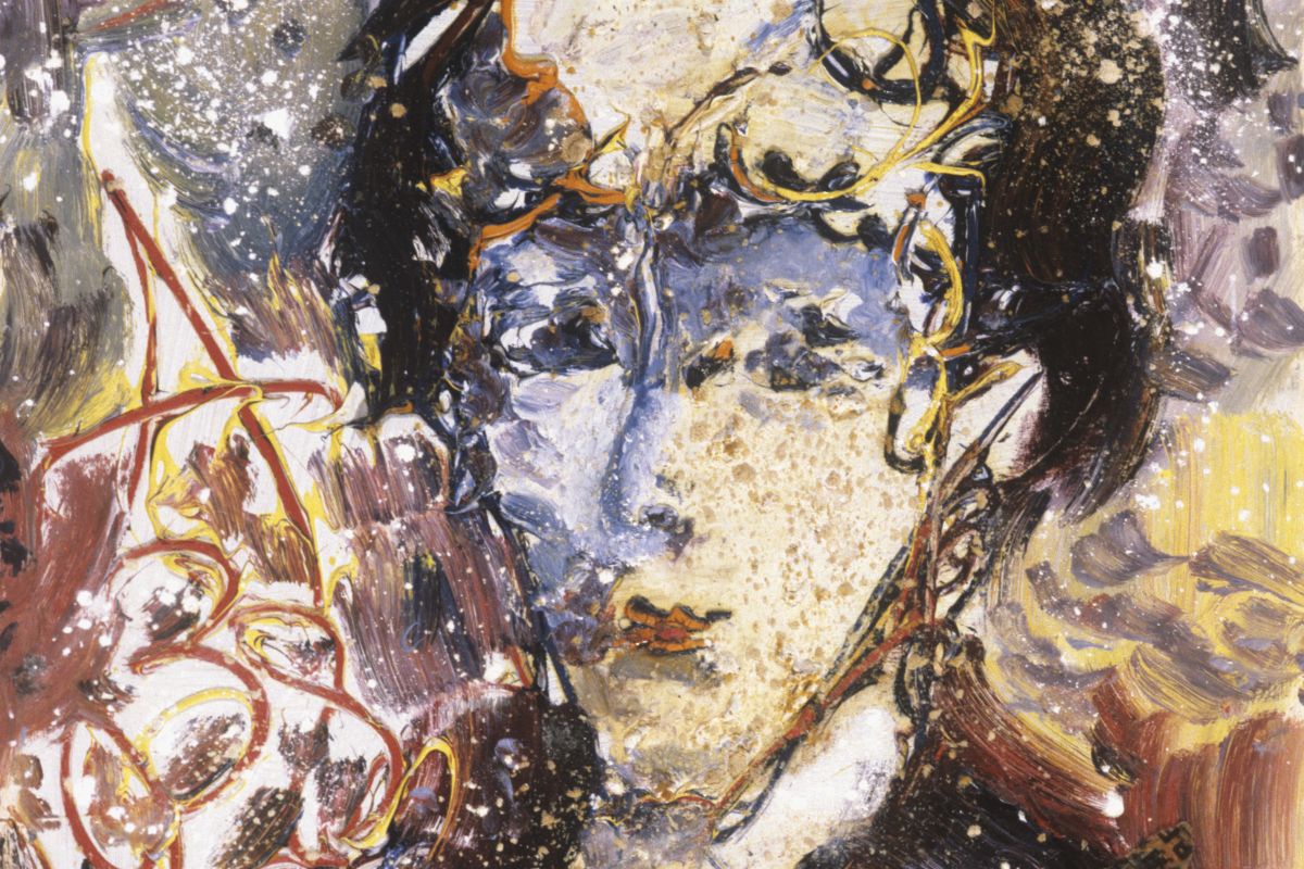 Репродукция картины художника Анатолия Зверева "Портрет Велимира Хлебникова". Холст, масло. 1981 год. Репродукция картины художника Анатолия Зверева "Портрет Велимира Хлебникова". Холст, масло. 1981 год.