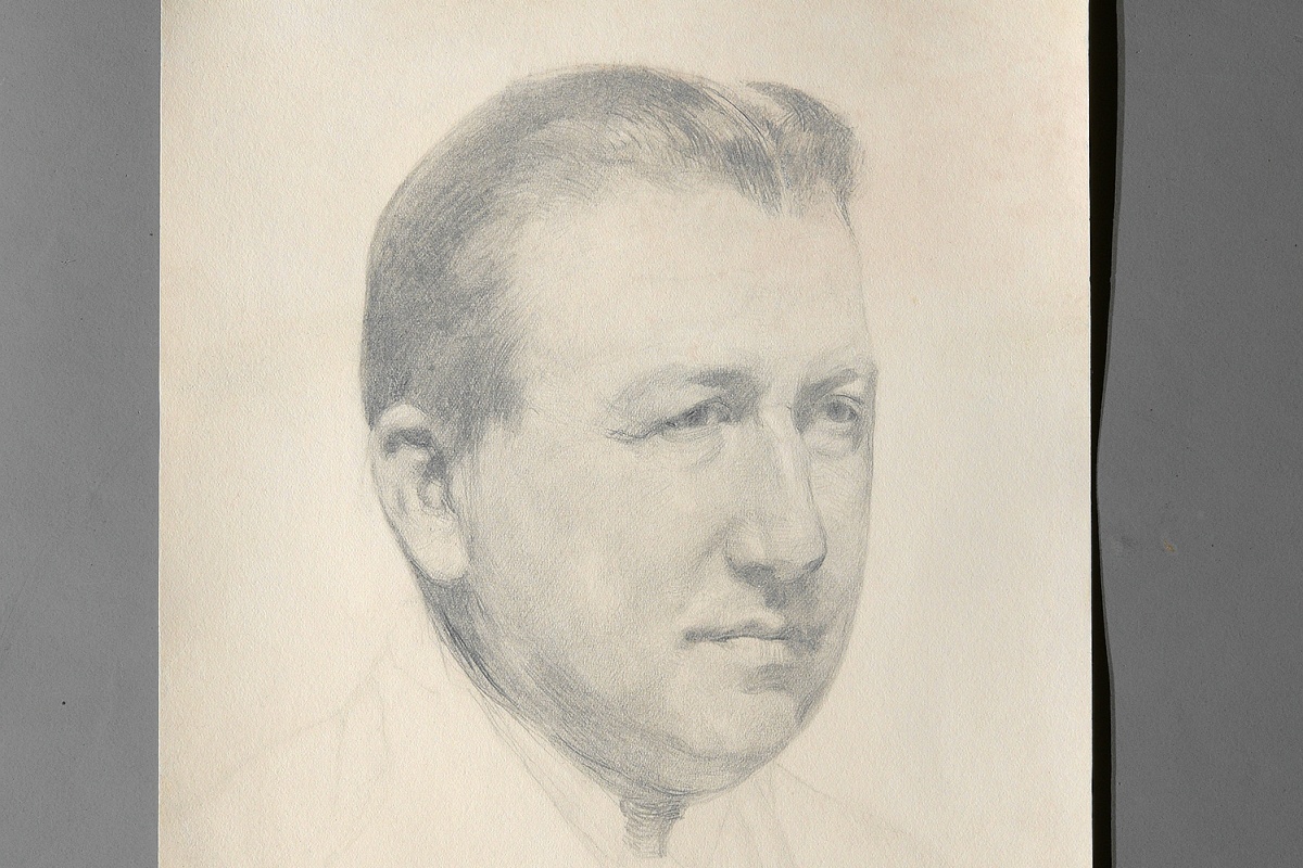 Обнаруженный портрет неизвестного после реставрации. Обнаруженный портрет неизвестного после реставрации.