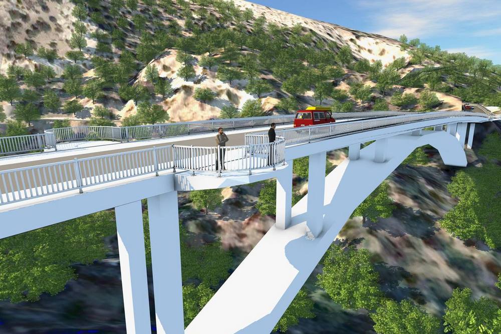 В Крыму на пути к Новому Свету появится воздушный мост высотой более 40 метров